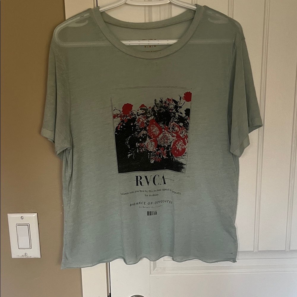 RVCA Women's Short Sleeve Tee - Sage Green